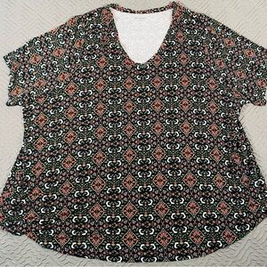 Lane Bryant V Neck Tee Plus Size 34/36 5X